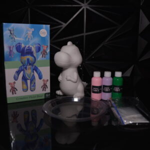 DIY creative fluid bear kit with paint and accessories. Dripz Bar brand. The Leading Paint & Pour Kit — Only from Dripz Bar Creations.