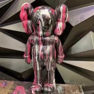 Pink Black and white KAWS